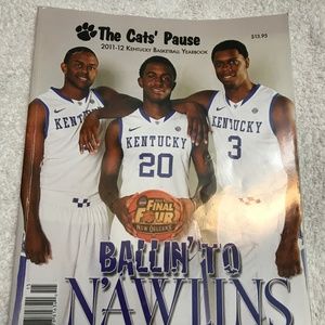 2011-12 Kentucky Wildcats UK Cat's Pause Yearbook